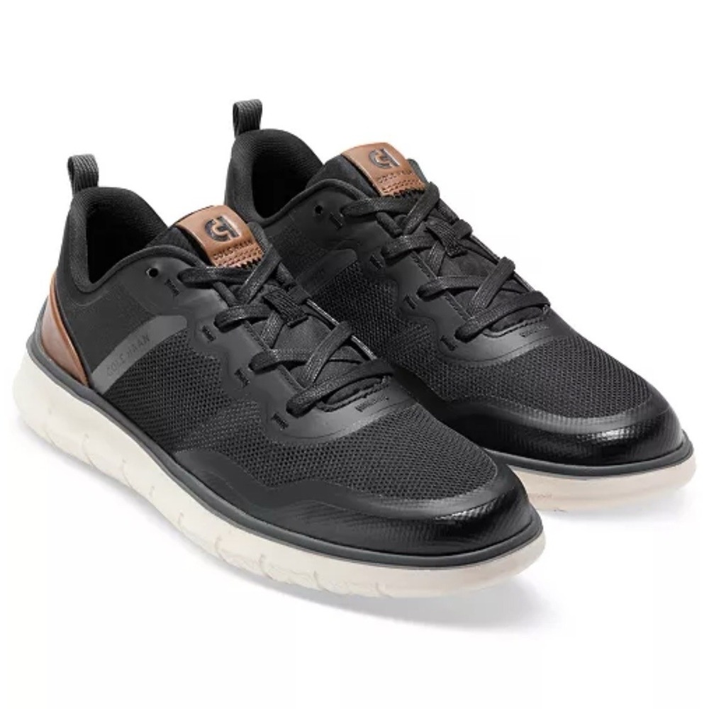 Cole Haan Generation ZeroGrand Textured Lace-Up Men's Sneakers Shoes Size 9.5